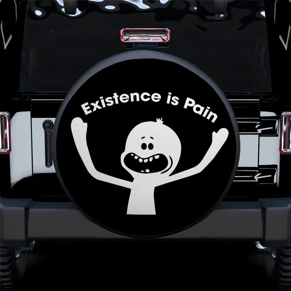 Existence Is Pain Funny Jeep Car Spare Tire Cover