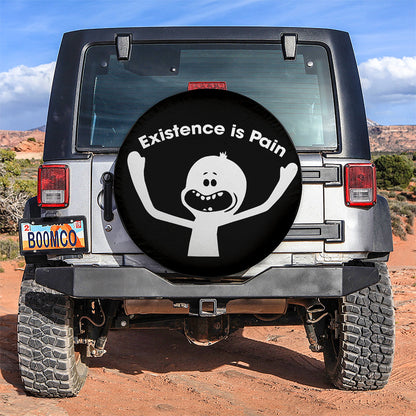 Existence Is Pain Funny Jeep Car Spare Tire Cover