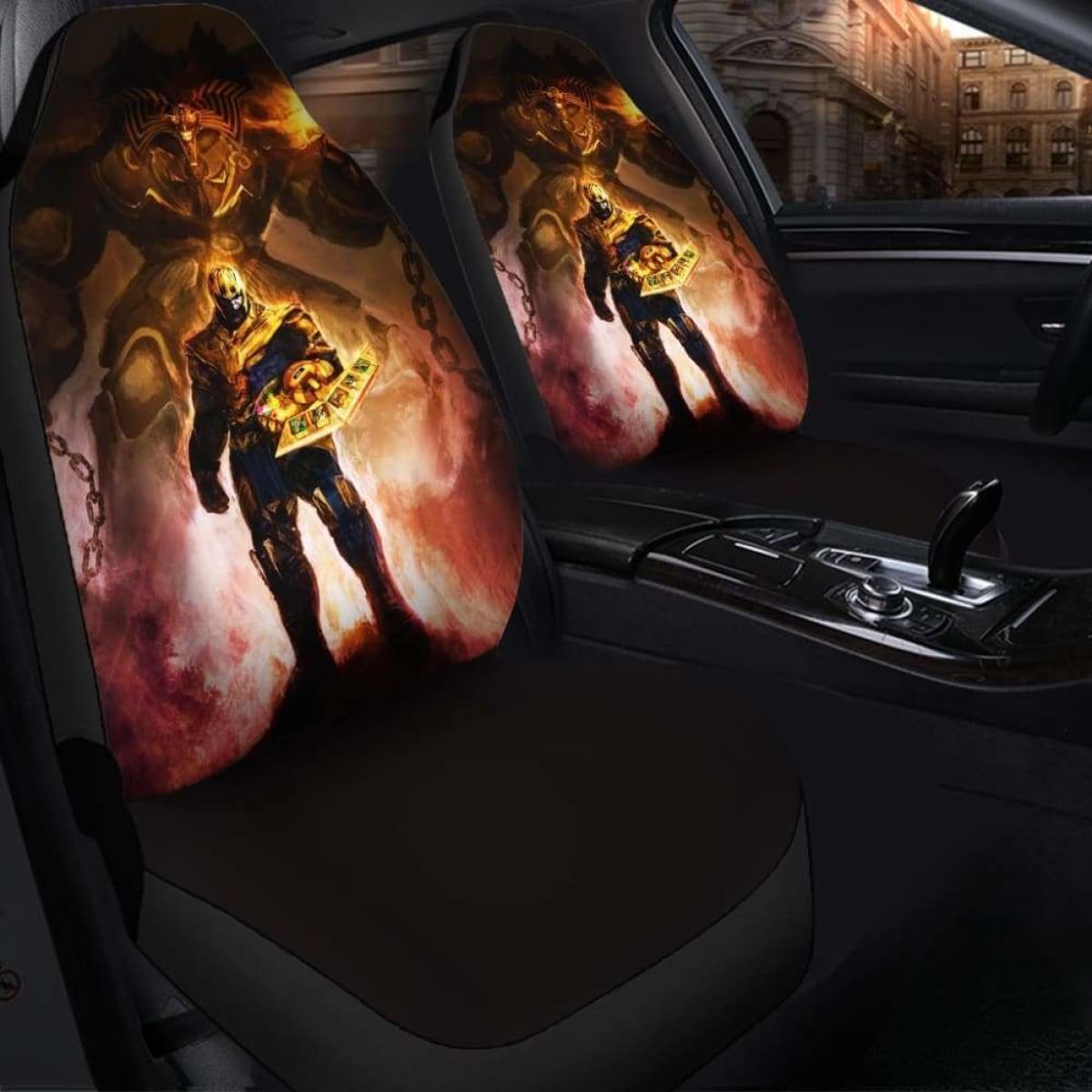 Exodia The Forbidden One And Thanos Seat Covers 101719 Universal Fit