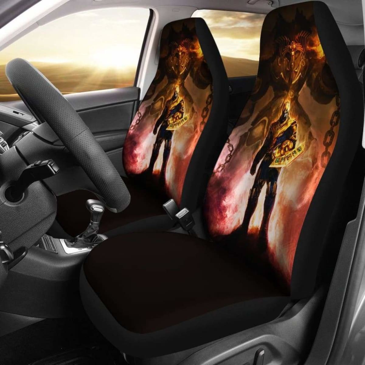 Exodia The Forbidden One And Thanos Seat Covers 101719 Universal Fit