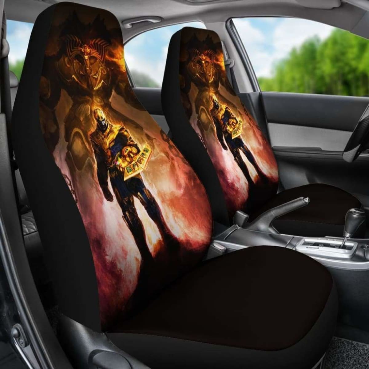Exodia The Forbidden One And Thanos Seat Covers 101719 Universal Fit