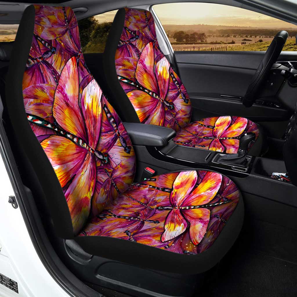 Exotic Dragonfly Car Seat Covers Custom Car Accessories