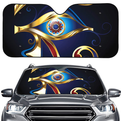 Eye Of Horus Amulet Print Car Windshield Sun Shade