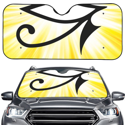 Eye Of Horus Symbol Print Car Windshield Sun Shade