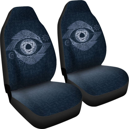 Eye'S Odin With Raven In Viking Style Car Seat Covers Nn8 Universal Fit 215521