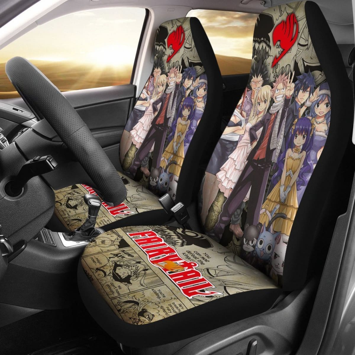 Fairy Tail Anime Car Seat Covers Lt04 Universal Fit 225721