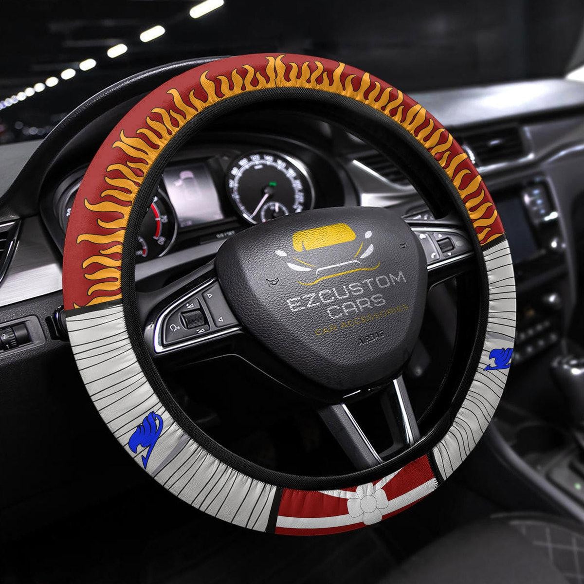 Fairy Tail Anime Steering Wheel Cover Erza Scarlet