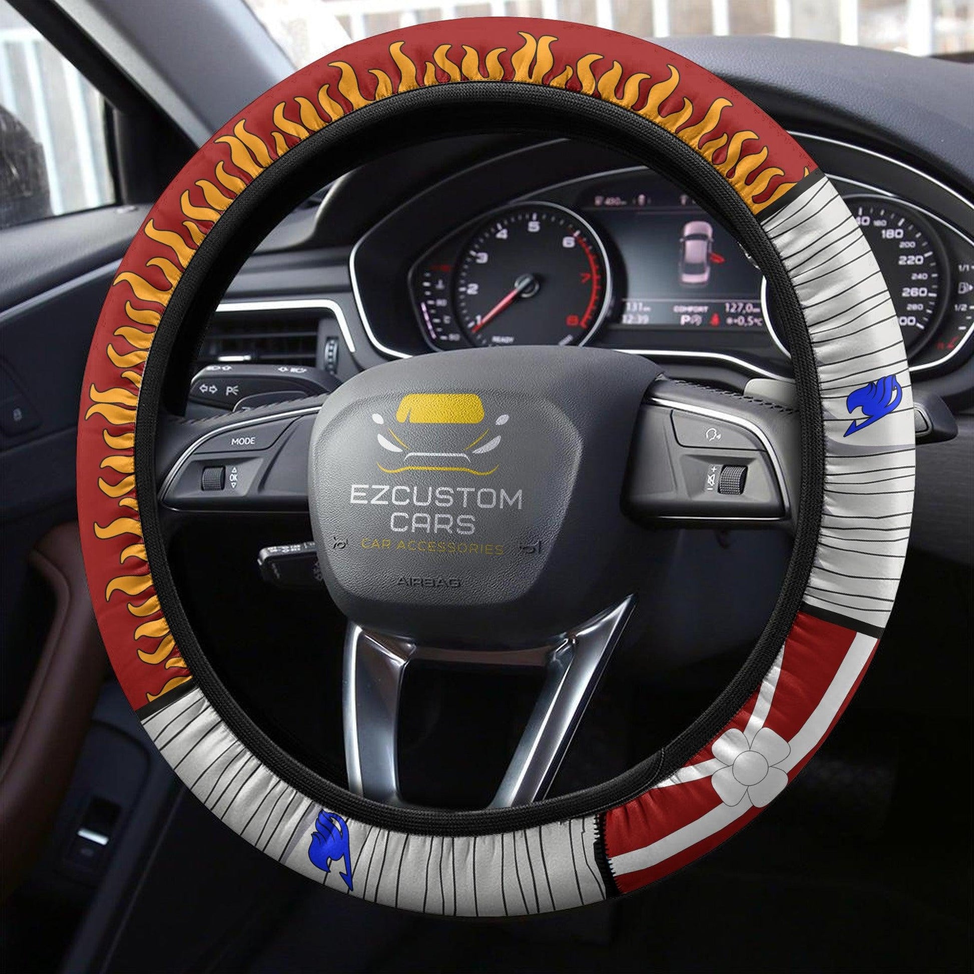 Fairy Tail Anime Steering Wheel Cover Erza Scarlet