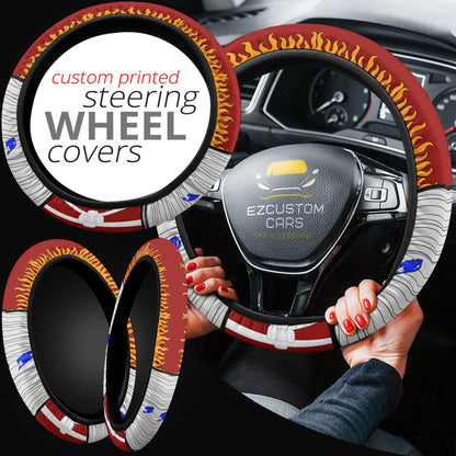 Fairy Tail Anime Steering Wheel Cover Erza Scarlet