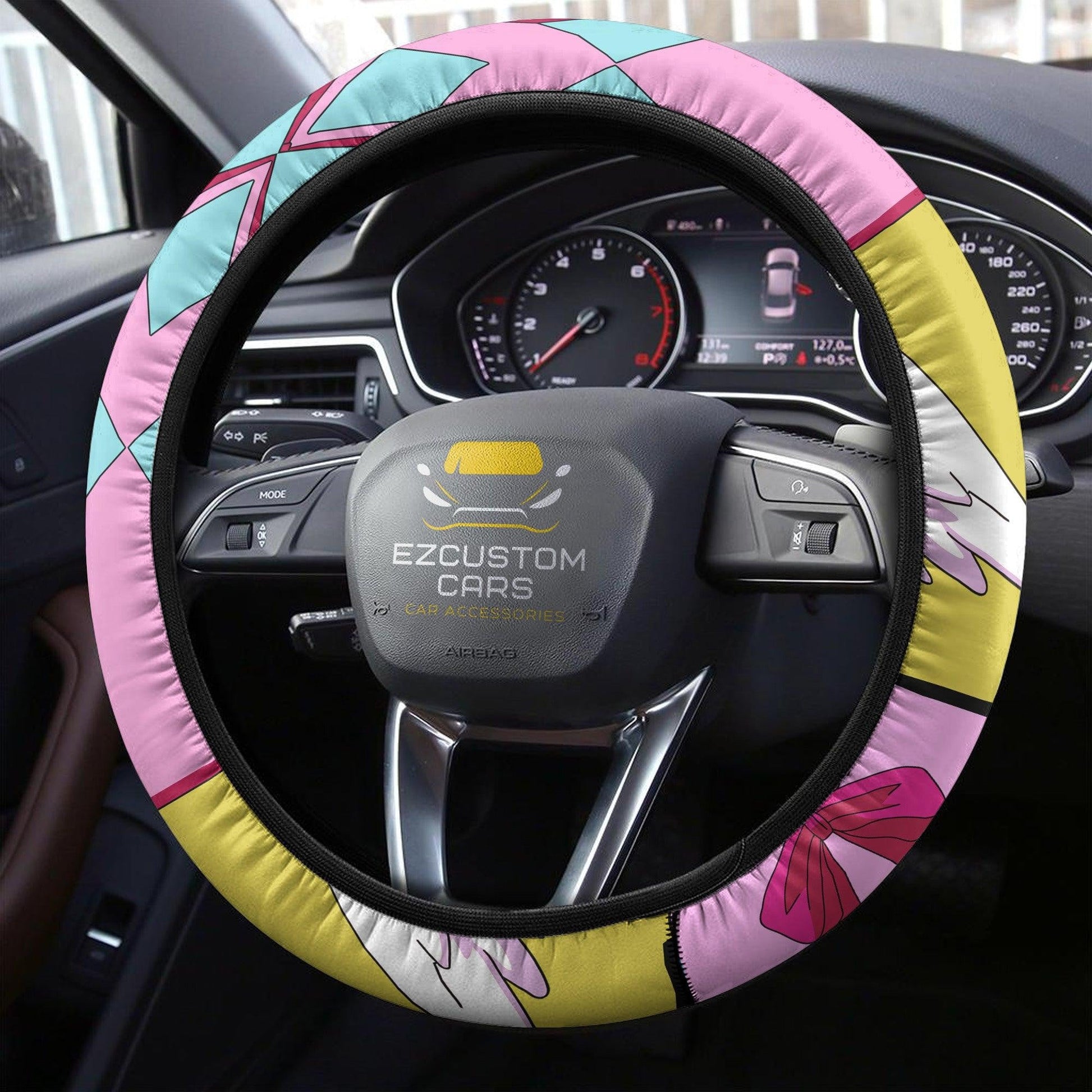 Fairy Tail Anime Steering Wheel Cover Mavis Vermillion