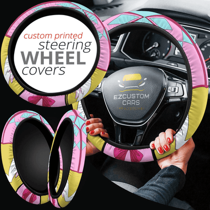 Fairy Tail Anime Steering Wheel Cover Mavis Vermillion