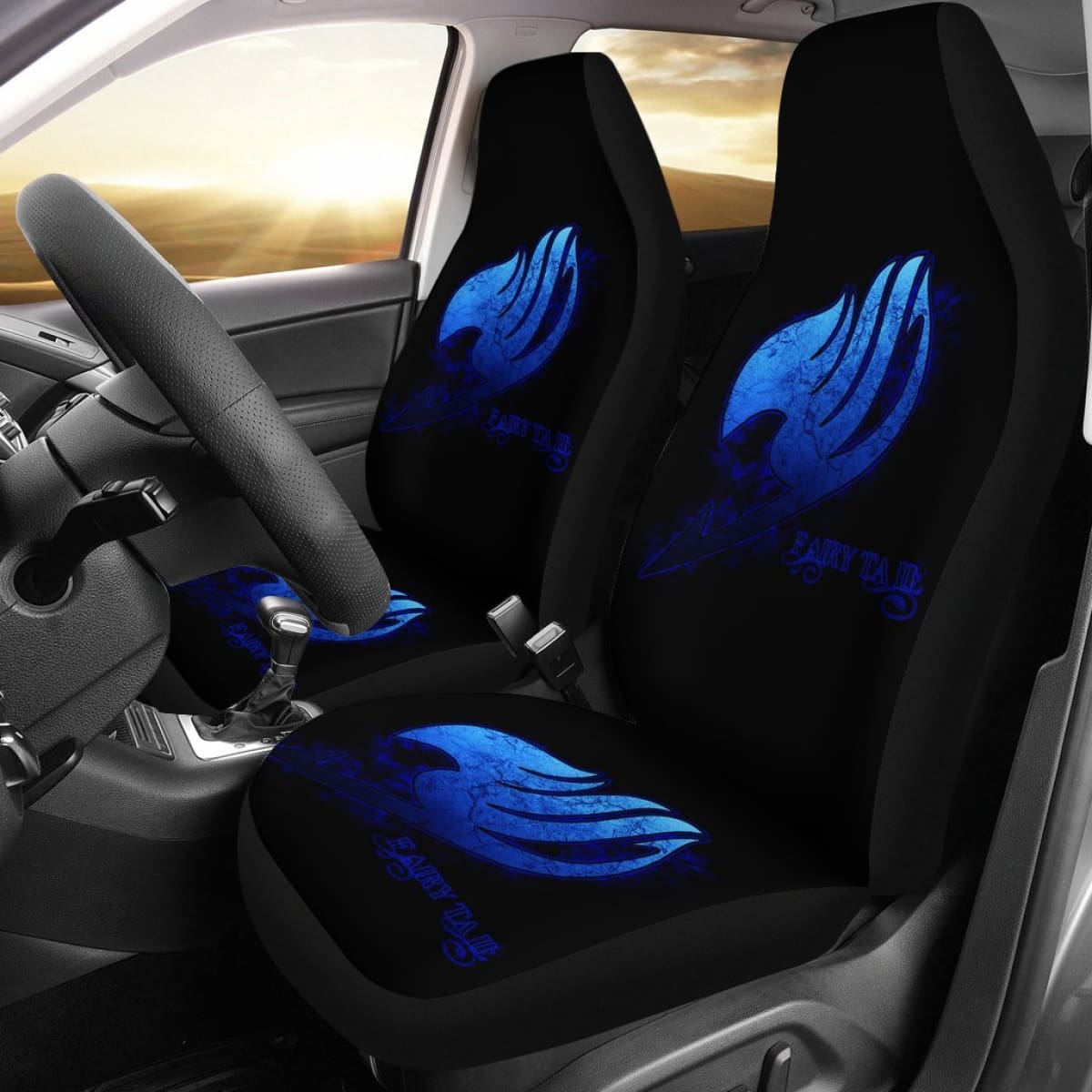 Fairy Tail Blue Symbol Seat Covers Amazing Best Gift Ideas 2020 Universal Fit 090505