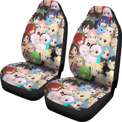 Fairy Tail Chibi Car Seat Covers Universal Fit 051312