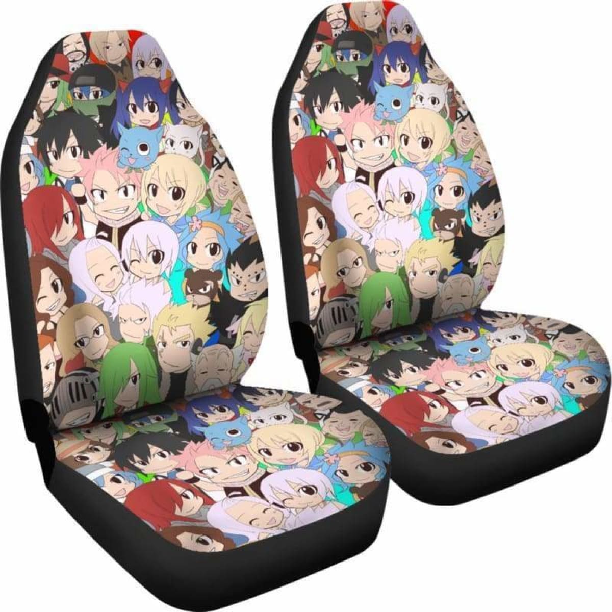 Fairy Tail Chibi Car Seat Covers Universal Fit 051312