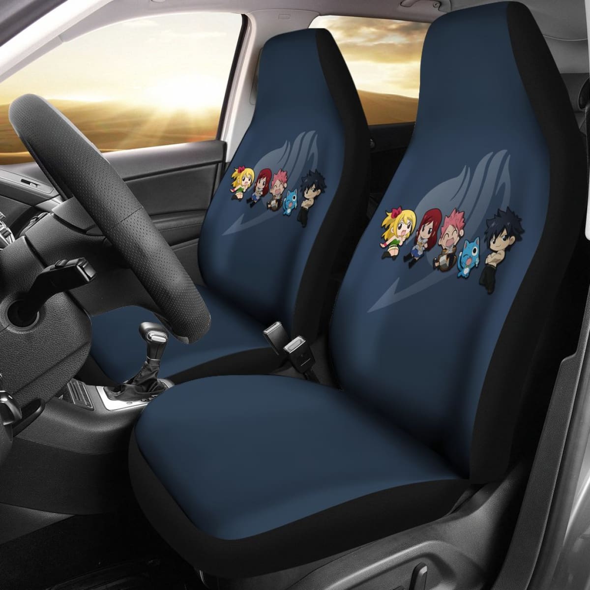 Fairy Tail Chibi Cute Seat Covers Amazing Best Gift Ideas 2020 Universal Fit 090505