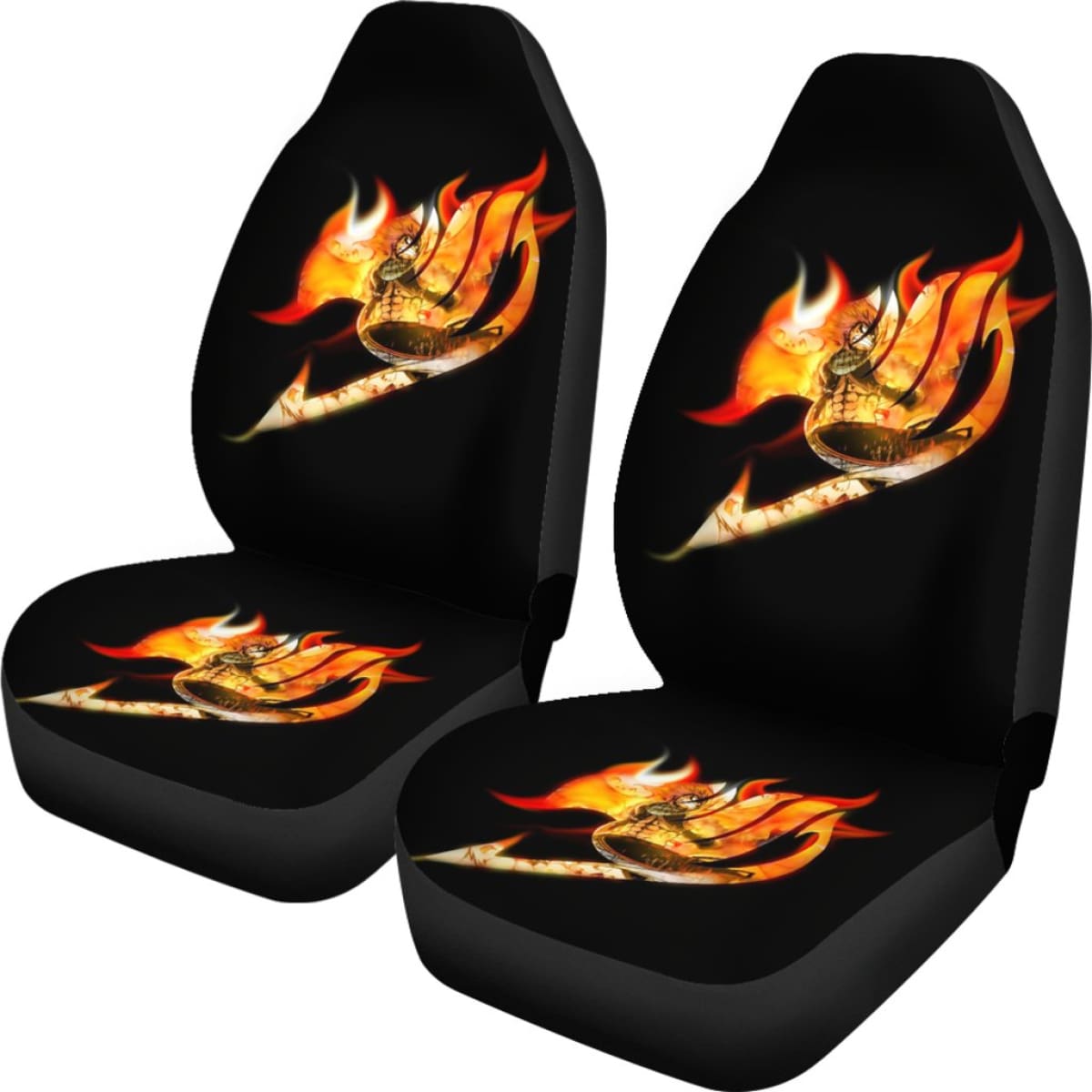 Fairy Tail Fire Logo Seat Covers Amazing Best Gift Ideas 2020 Universal Fit 090505