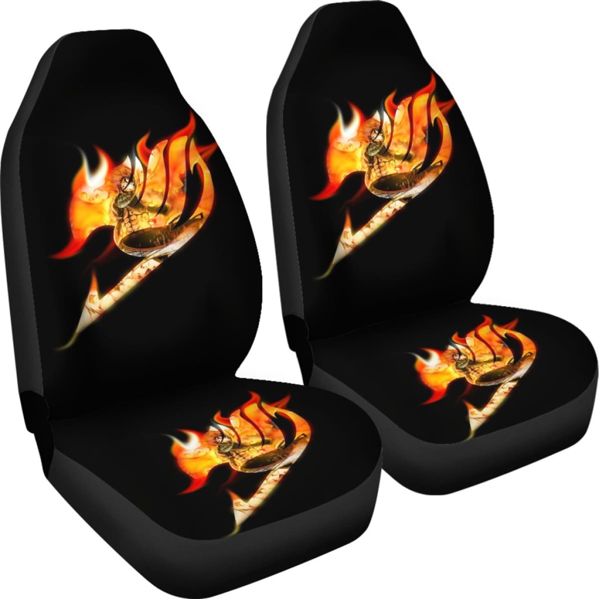 Fairy Tail Fire Logo Seat Covers Amazing Best Gift Ideas 2020 Universal Fit 090505