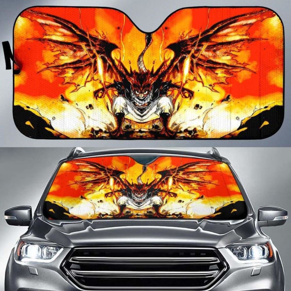 Fairy Tail Natsu Auto Sun Shades 918b Universal Fit