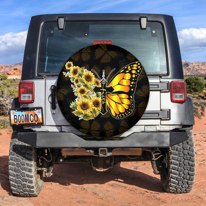 Faith Butterfly Jeep Car Spare Tire Cover