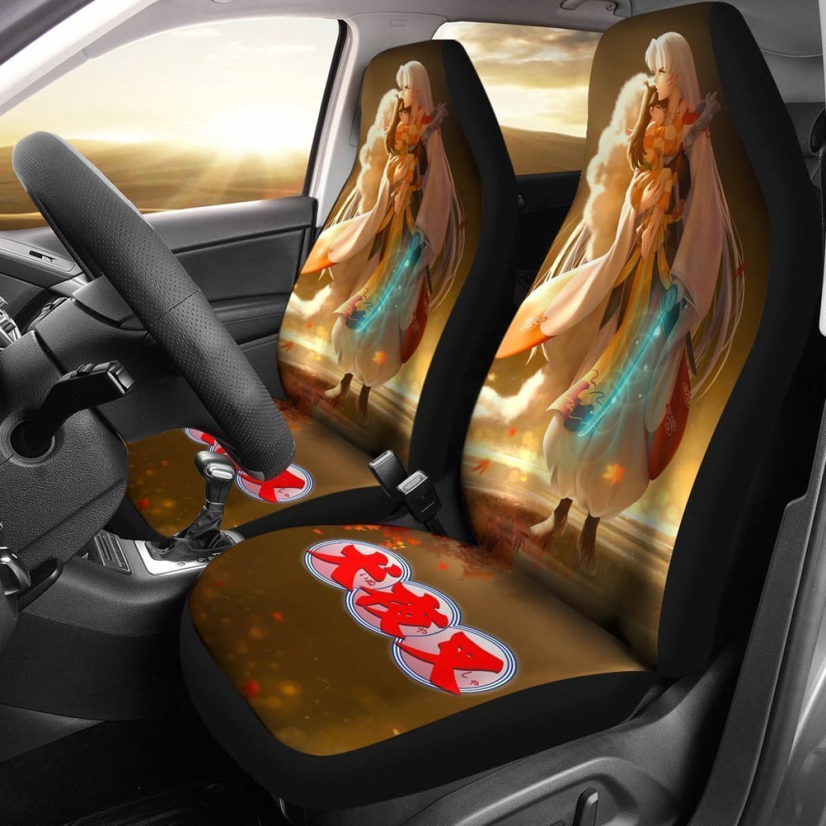 Fan Inuyasha Car Seat Covers Lt03 Universal Fit 225721