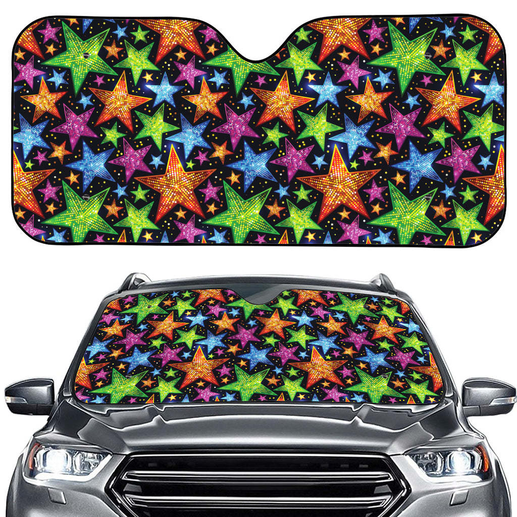 Fantastic Star Pattern Print Car Windshield Sun Shade
