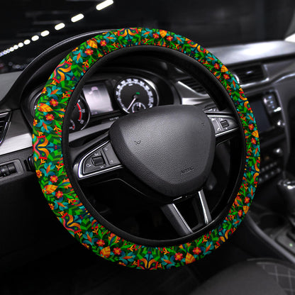 Fashion Flower Premium Car Steering Wheel Cover