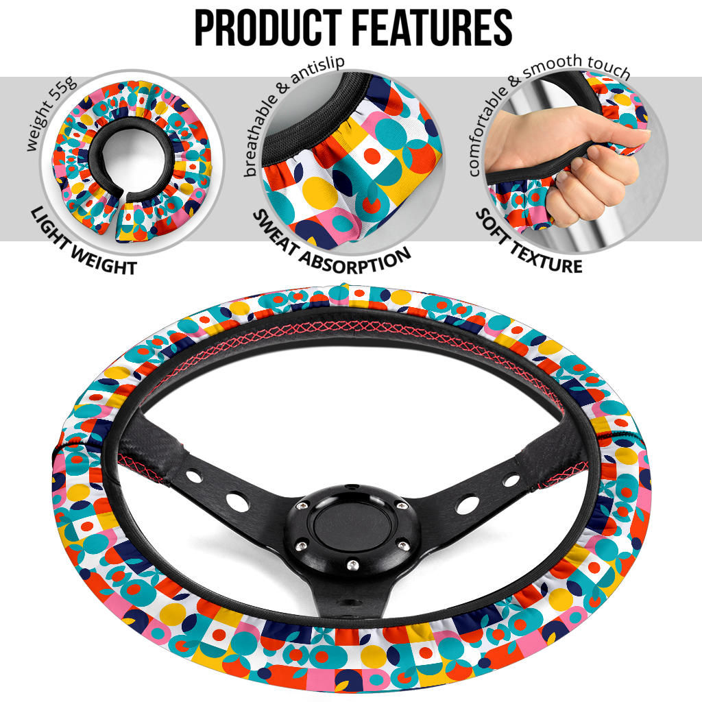 Fashion Funny Color Premium Car Steering Wheel Cover