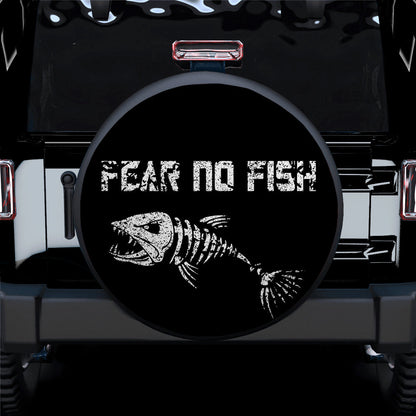 Fear No Fish Car Spare Tire Cover