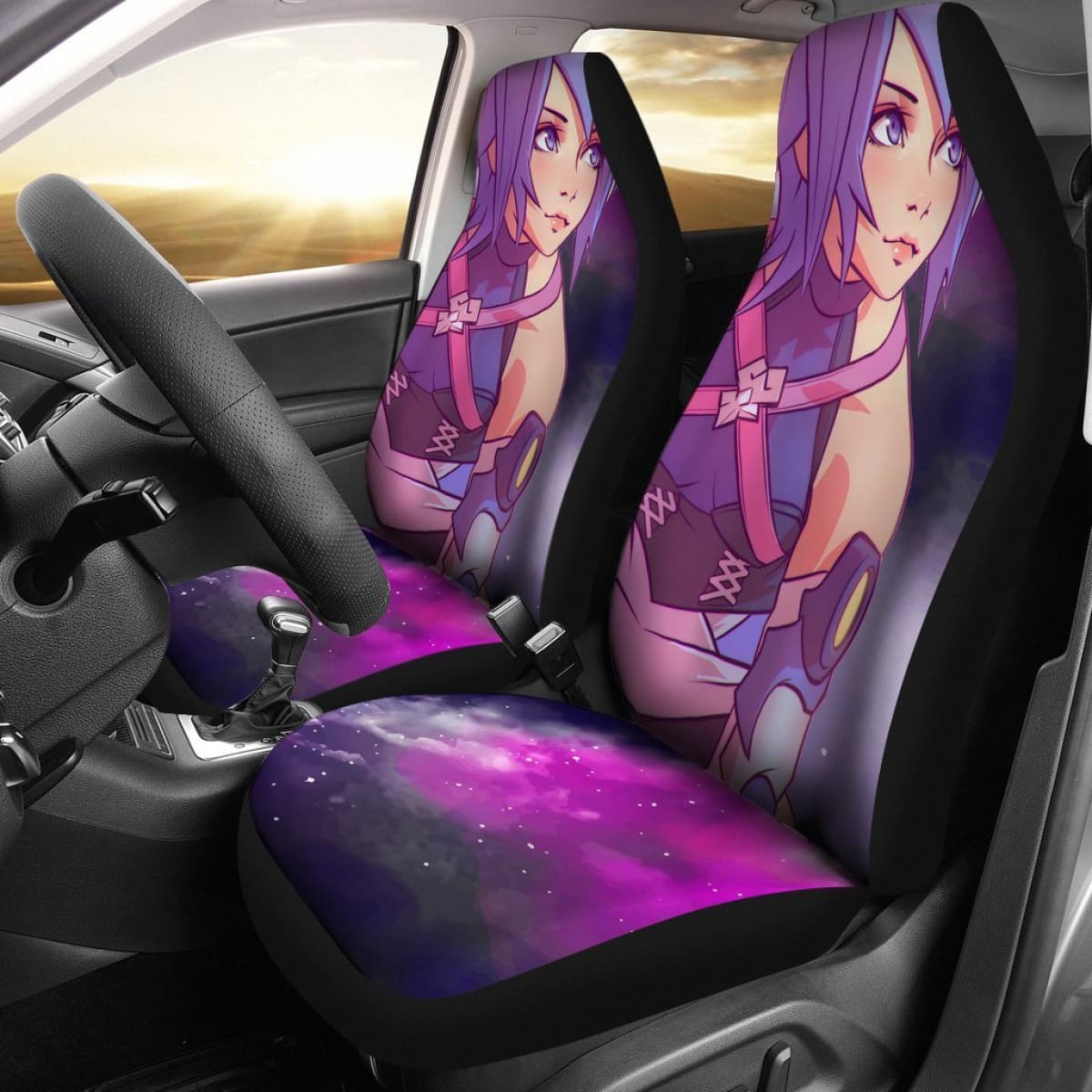 Female Riku Kingdom Heart Car Seat Covers Car Decor Universal Fit 194801