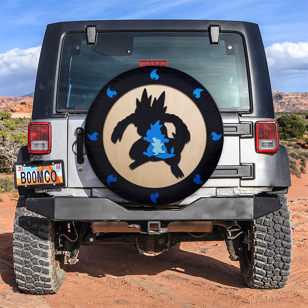 Feraligatr Water Evolution Jeep Car Spare Tire Cover