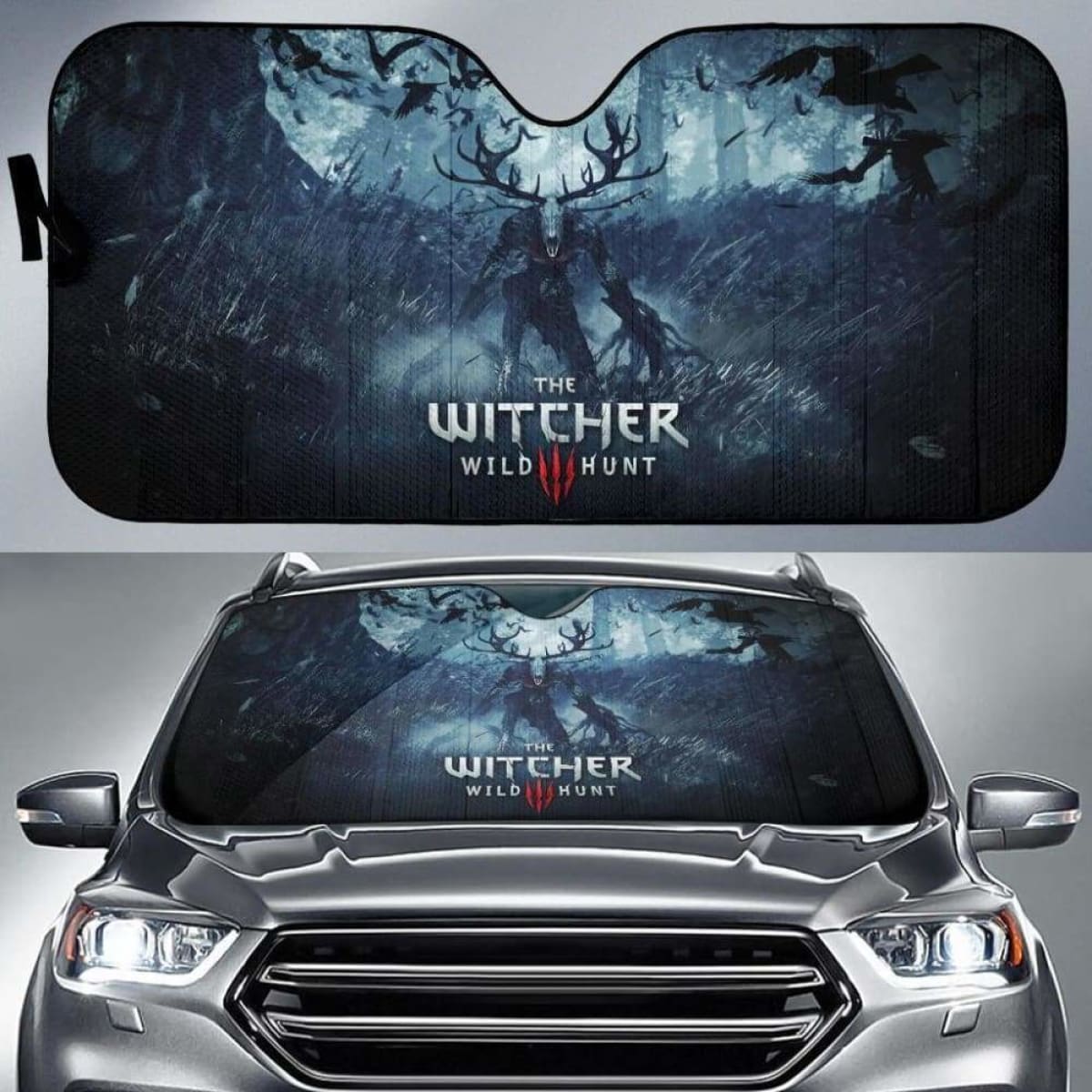 Fiend Car Sun Shades The Witcher 3: Wild Hunt Game Universal Fit 051012