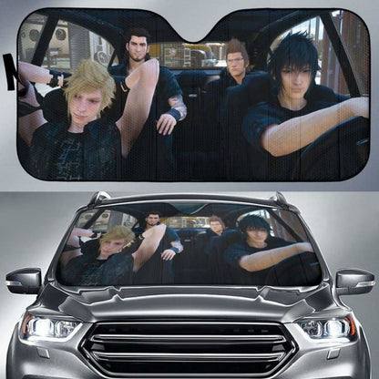 Final Fantasy IV Auto Sun Shades 918b Universal Fit