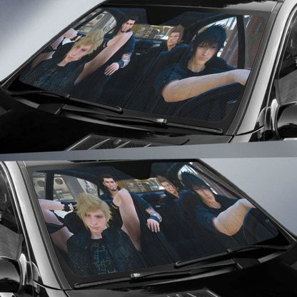 Final Fantasy IV Auto Sun Shades 918b Universal Fit