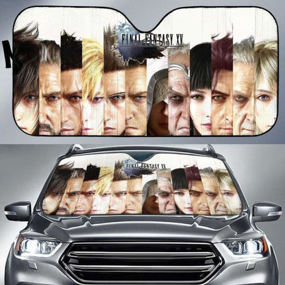 Final Fantasy XV Car Sun Shade 918b Universal Fit