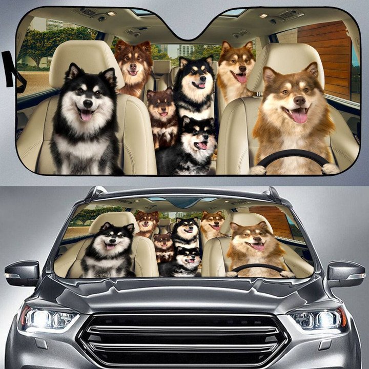 Finnish Lapphund All Over Printed 3D Sun Shade