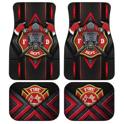 Firefighter Car Floor Mats Custom Job Car Accessories For Firemans