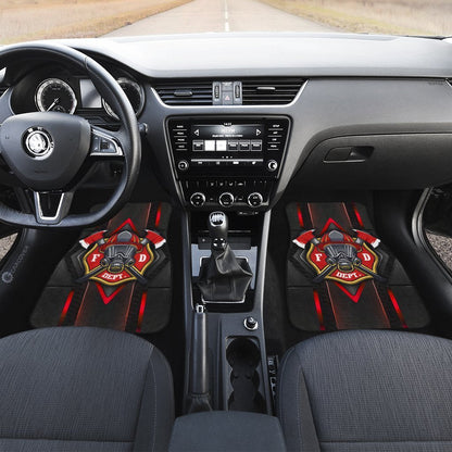 Firefighter Car Floor Mats Custom Job Car Accessories For Firemans