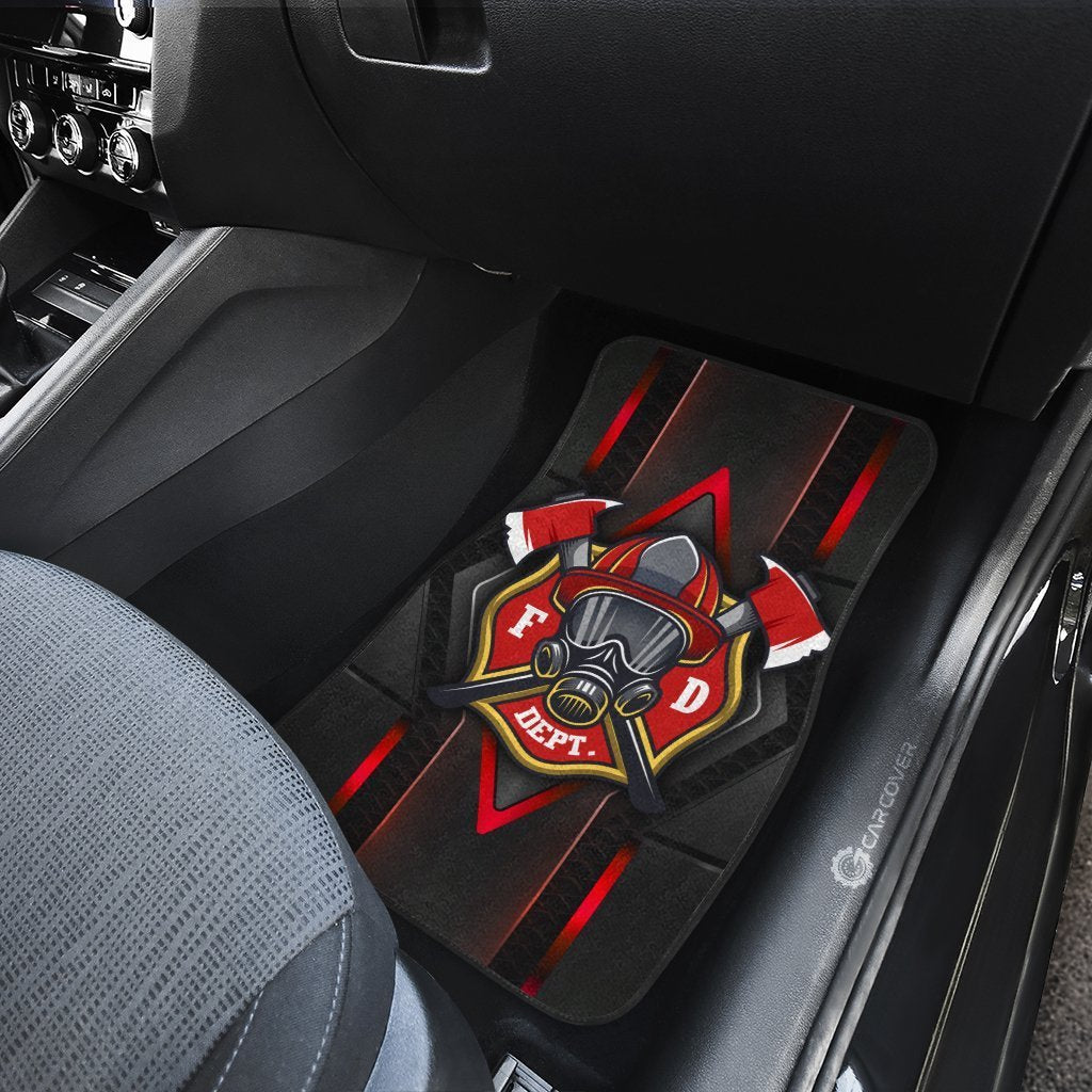 Firefighter Car Floor Mats Custom Job Car Accessories For Firemans