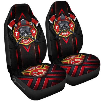 Firefighter Car Seat Covers Custom Car Accessories Firefighter Gifts