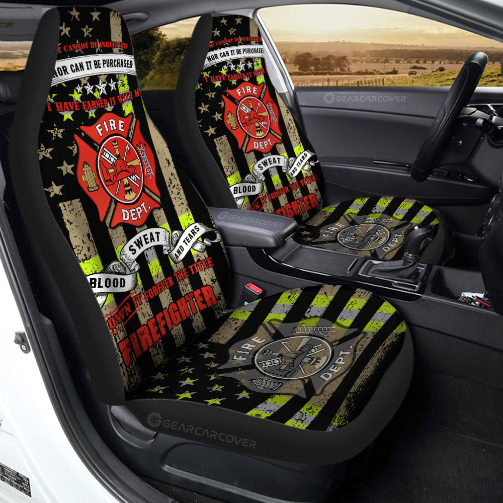 Firefighter Car Seat Covers Custom Car Accessories
