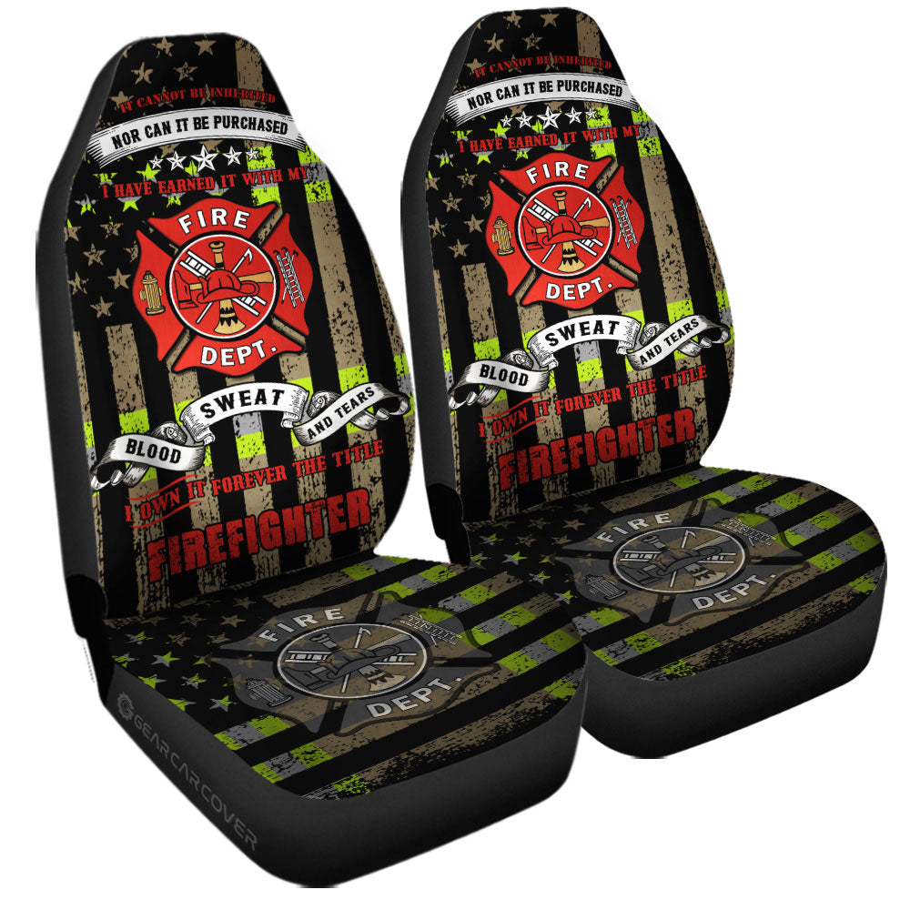 Firefighter Car Seat Covers Custom Car Accessories