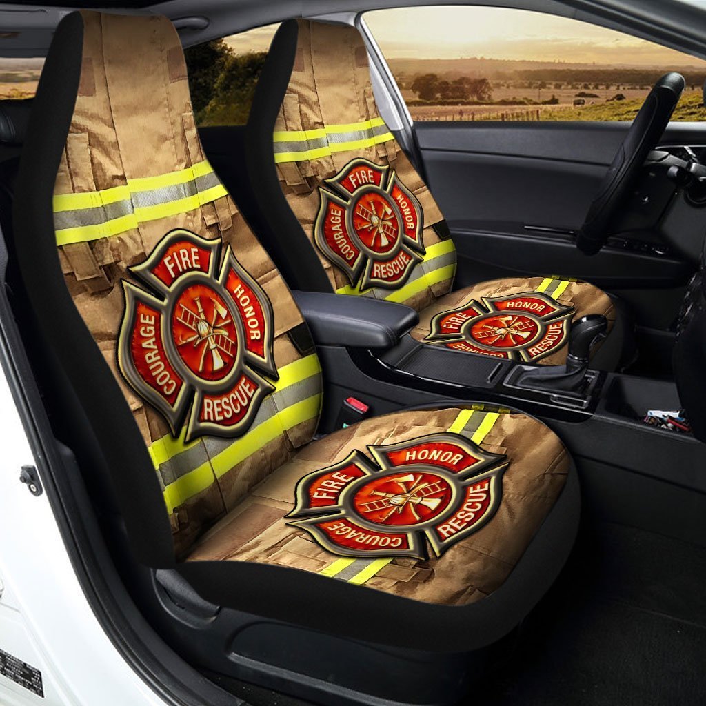 Firefighter Car Seat Covers Custom Uniform Car Accessories