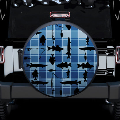 Fishing Trouts, Fishing Camo Car Spare Tire Cover
