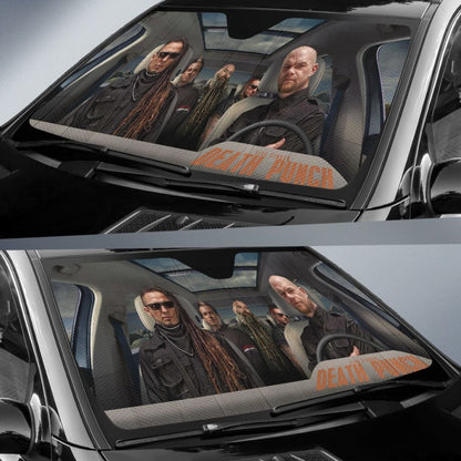 Five Finger Death Punch Car Sun Shade Rock Fan Sun Visor Universal Fit 174503