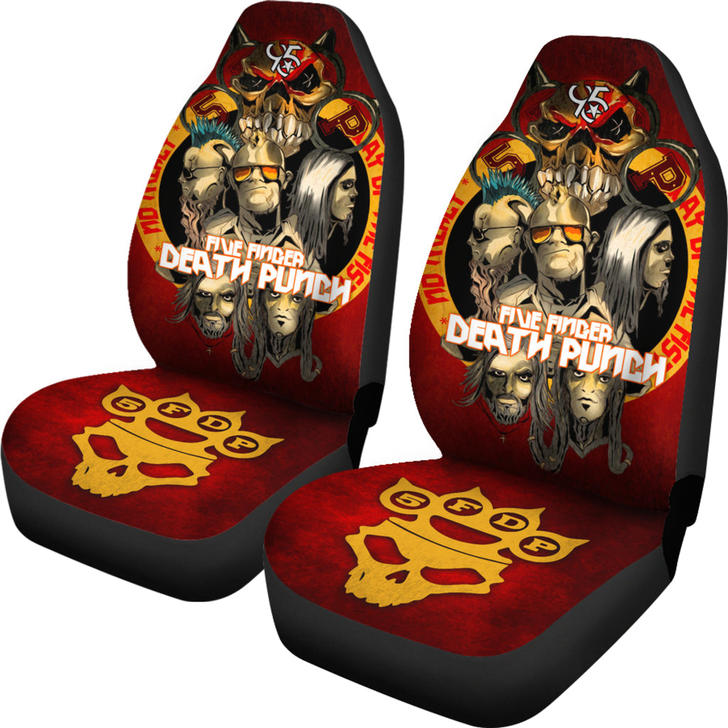 Five Finger Death Punch Rock Band Car Seat Cover Five Finger Death Punch Car Accessories Fan Gift Ci120911