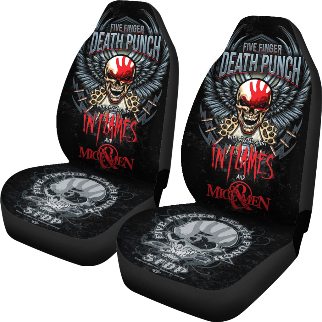 Five Finger Death Punch Rock Band Car Seat Cover Five Finger Death Punch Car Accessories Fan Gift Ci120908
