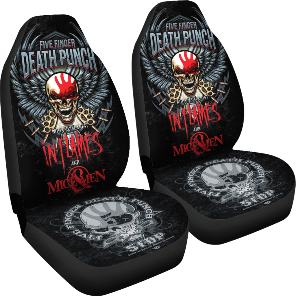 Five Finger Death Punch Rock Band Car Seat Cover Five Finger Death Punch Car Accessories Fan Gift Ci120908