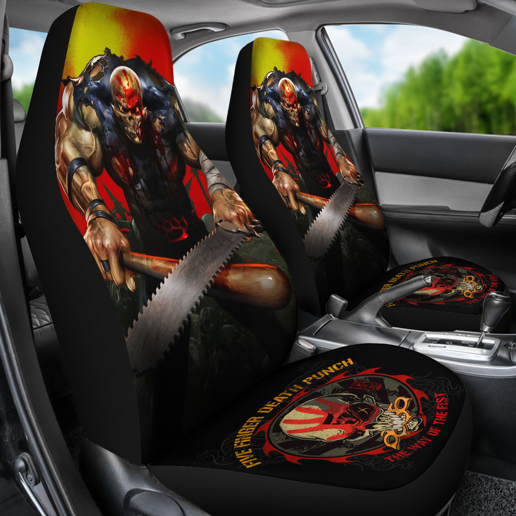 Five Finger Death Punch Rock Band Car Seat Cover Five Finger Death Punch Car Accessories Fan Gift Ci120807