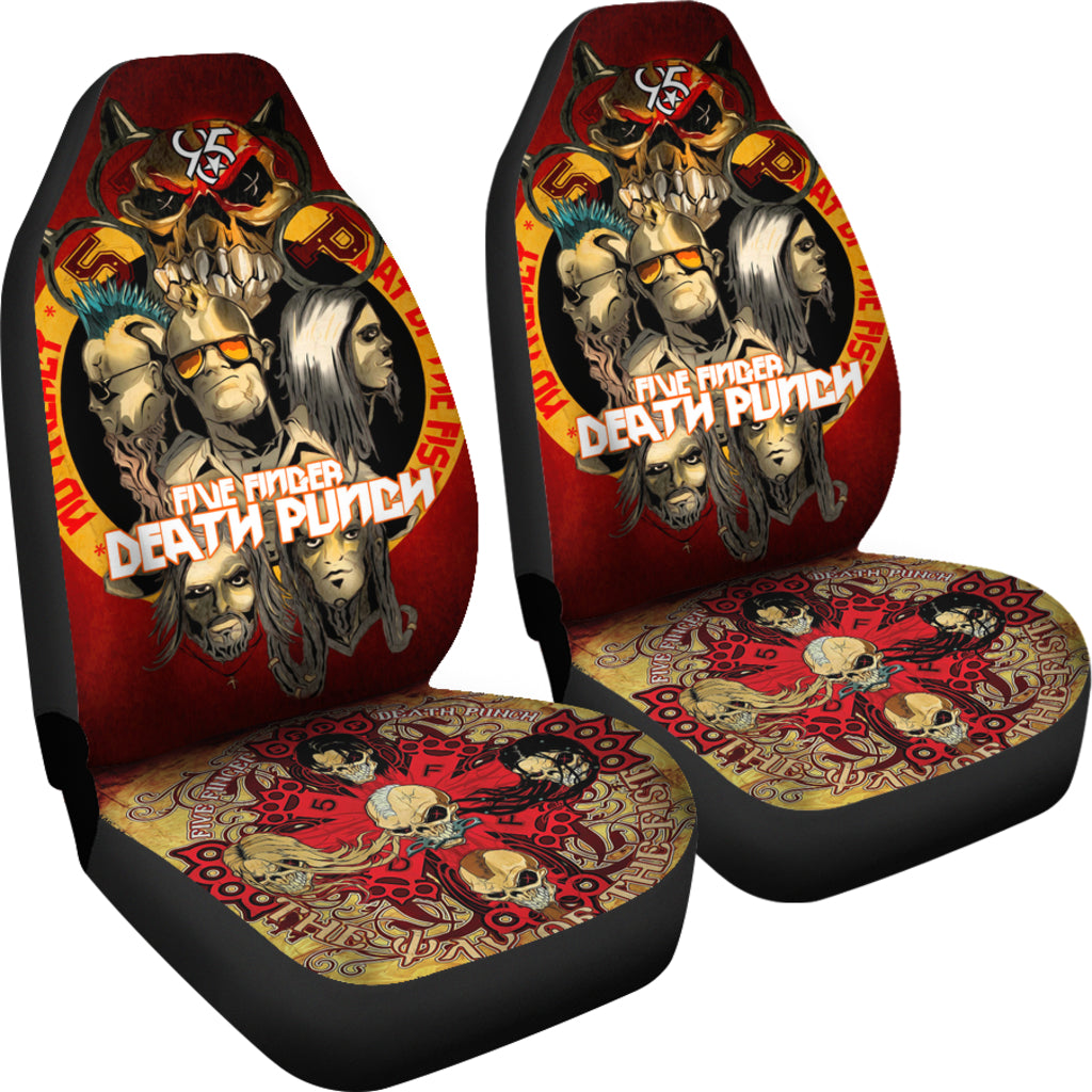 Five Finger Death Punch Rock Band Car Seat Cover Five Finger Death Punch Car Accessories Fan Gift Ci120806