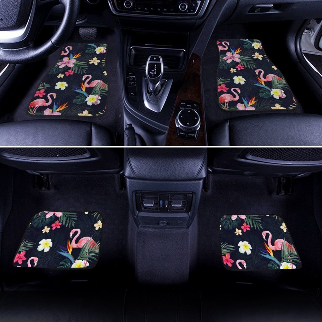 Flamingo Car Floor Mats Custom Tropical Flamingo Beautiful Car Accessories
